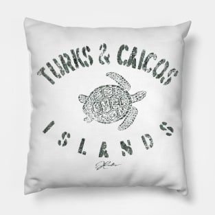 Turks & Caicos Islands Sea Turtle Pillow