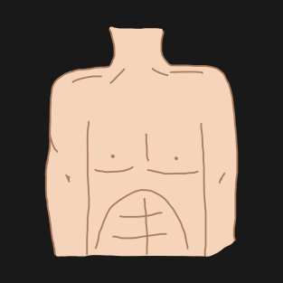 Man's Chest Doodle T-Shirt