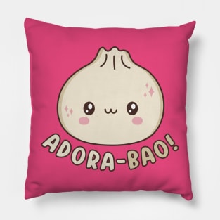 Adora-Bao Cute Kawaii Bao Dumpling Pun Pillow