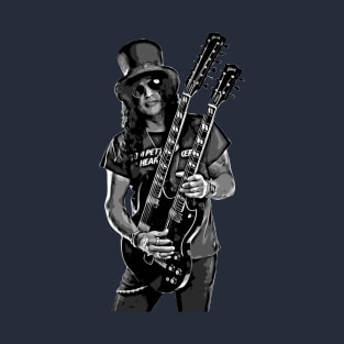 SLASH WITH DOUBLE NECK T-Shirt