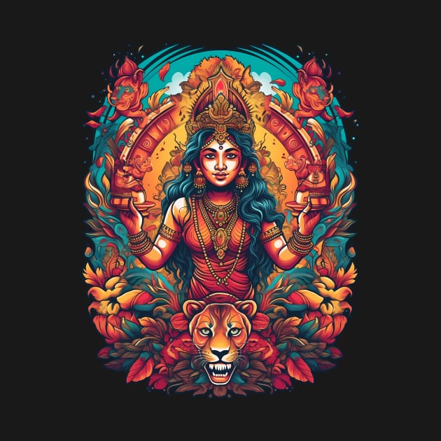 Durga - The Goddess of Strength and Protection by Quick Beach