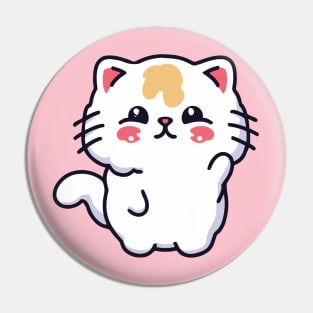 Cute cat valentine day gift Pin