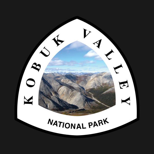 Discover Kobuk Valley National Park shield - National Park - T-Shirt