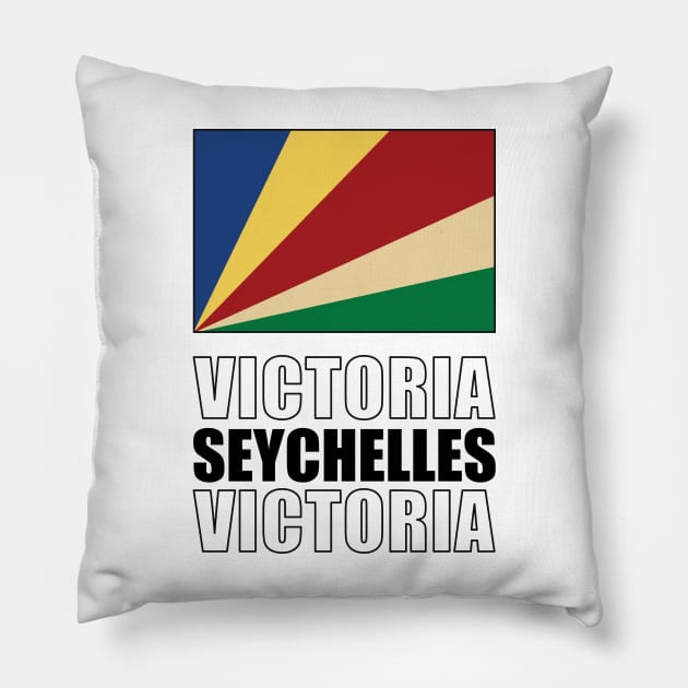 Flag of Seychelles Pillow by KewaleeTee