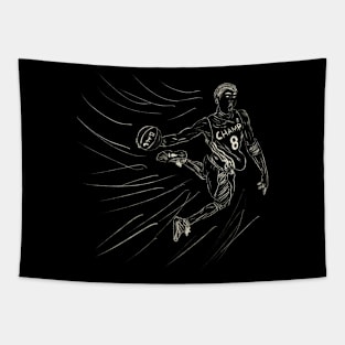 Basketball Player Champ Tapestry