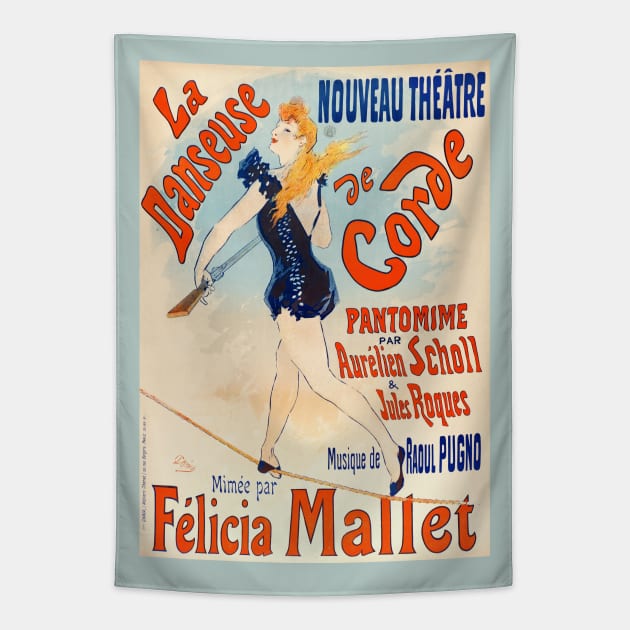 Rope Dancer Poster Tapestry by UndiscoveredWonders