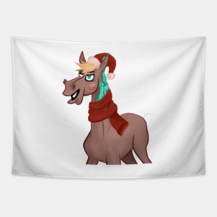 Cute Horse Drawing Tapestry