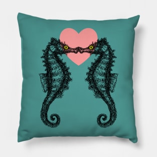 Seahorse Kiss Pillow