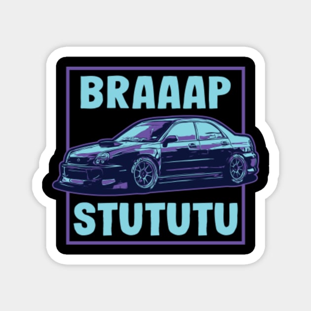 Subie Bugeye Turbo JDM Sport Car Subaru TeePublic