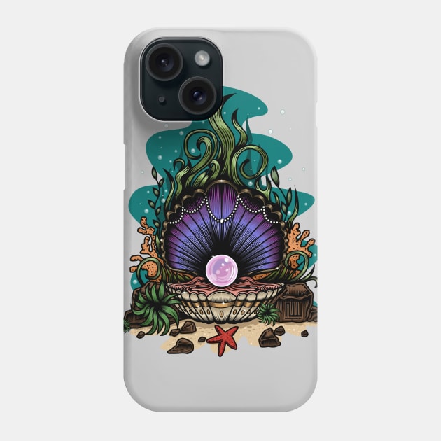 Pearl Of The Sea Phone Case by adamzworld