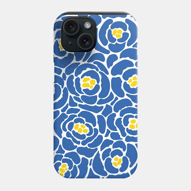 Ukraine flag color pattern Phone Case by RenattaZare