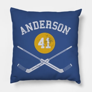 Craig Anderson Buffalo Goalie Sticks Pillow