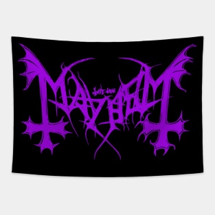 Mayhem Logo | Black Metal Tapestry