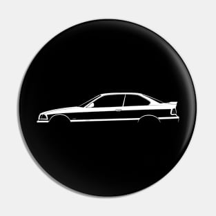 BMW M3 Coupe (E36) Silhouette Pin