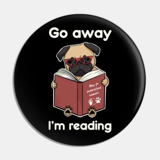 Reading Pug Pin