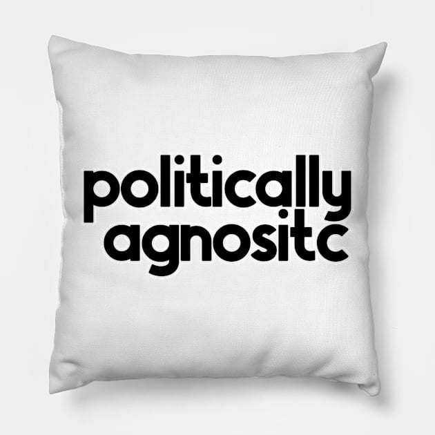 Politically Agnostic Pillow by nextneveldesign