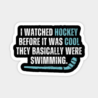 Funny Hockey Fans Pun Magnet