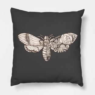 death head moth scifi Pillow