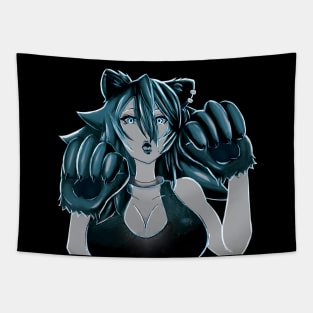 CatGirl Rawr! Ice Queen Edition Tapestry