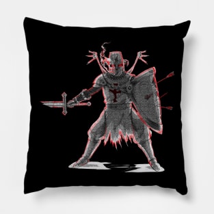 Damned Templar Knight Pillow