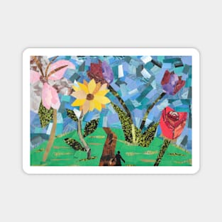 Flowers in Wonderland Magnet