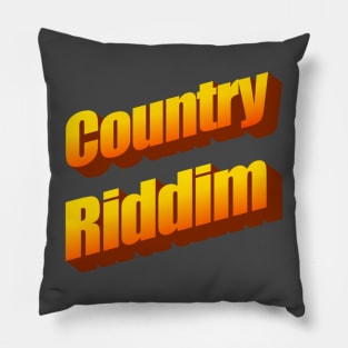 Country Riddim Word Art Pillow