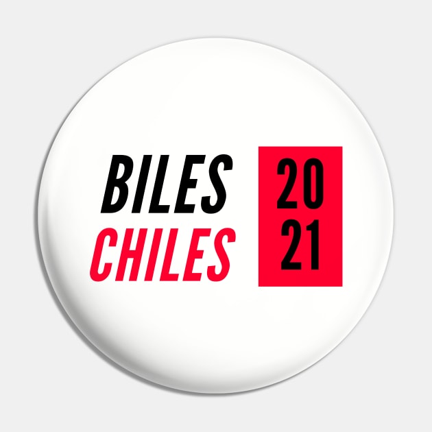 Biles/Chiles 2021 Pin by Half In Half Out Podcast