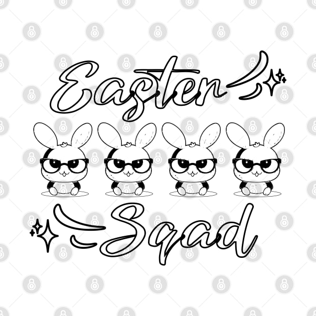 Easter Squad Easter Day Easter Bunny by Odetee