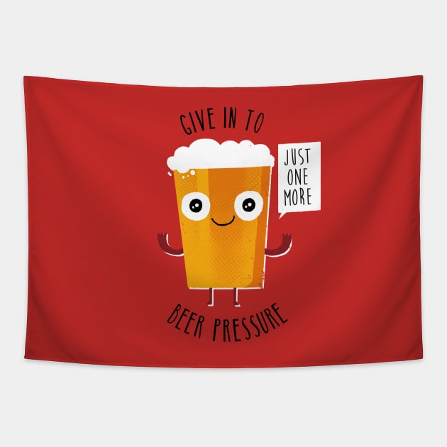 Beer Pressure Tapestry by Made With Awesome