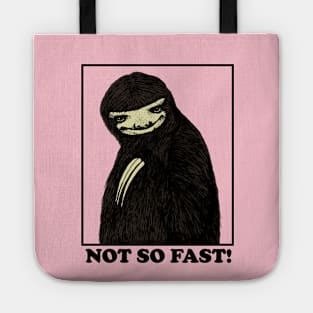 Not So Fast! Sloth Tote