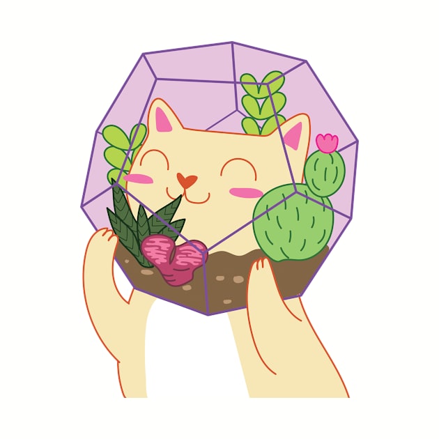 Terrarium Cat I - Full Front by natelledrawsstuff