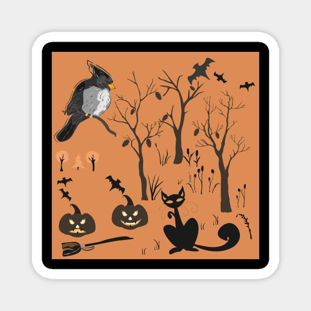 Halloween Magnet by Creative Meadows