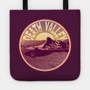 Sunrise In Death Valley WPA Style Logo Tote