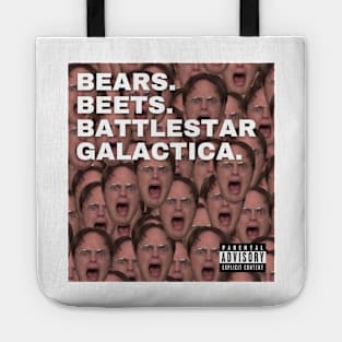 Dwight - bears, beets, battlestar galactica Tote