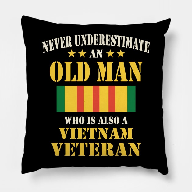 Vietnam Veteran Pillow by Etopix