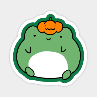 Pumpkin Frog Magnet