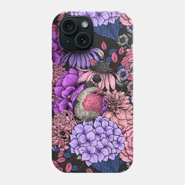 Robins in the garden 3 Phone Case by katerinamk