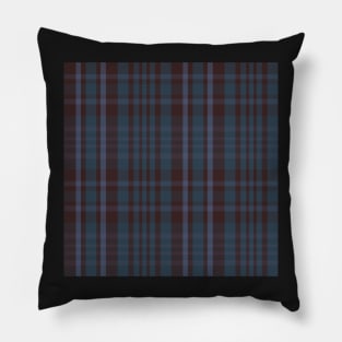 Winter Aesthetic Sorcha 2 Hand Drawn Textured Plaid Pattern Pillow