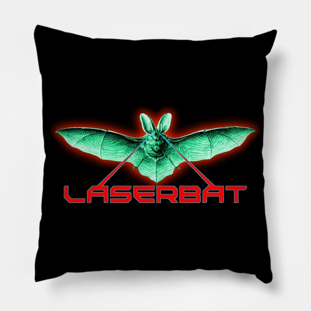 Laserbat Pillow by Sifs Store