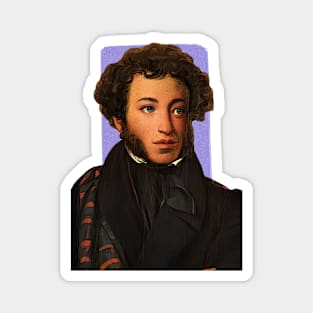 Russian Poet Alexander Pushkin illustration Magnet