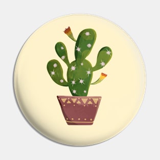 Cactus Flower Pin