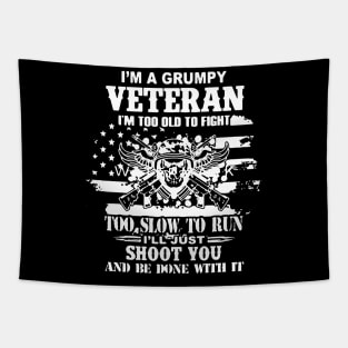 grumpy veteran Tapestry