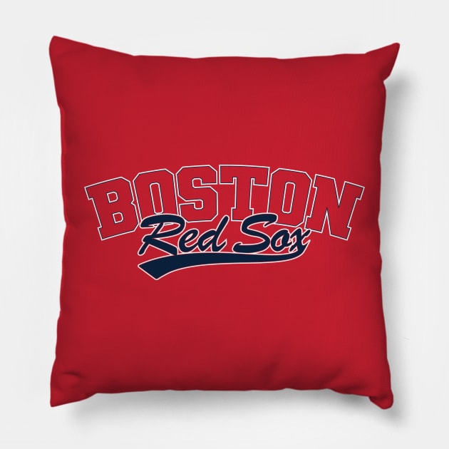 Boston Red Sox Pillow by Nagorniak