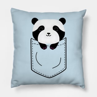 Panda in pocket Pillow