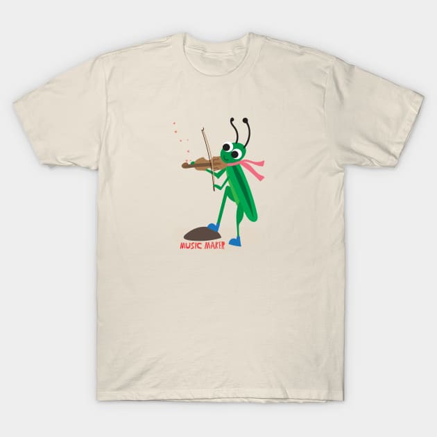 Music Maker Cricket T-Shirt