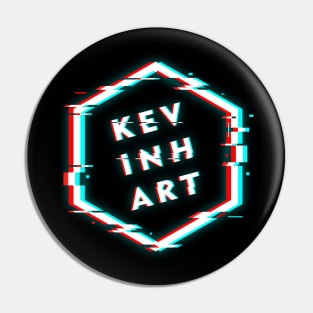 Kevin Hart POLYGON GLITCH Pin