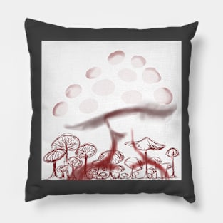 Mushroom girl Pillow