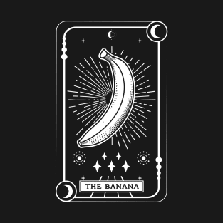 Banana Tarot Card Gothic Meme Novelty Funny Banana T-Shirt