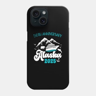 50Th Anniversary Wedding Alaska Cruise 2025 Vacation Phone Case