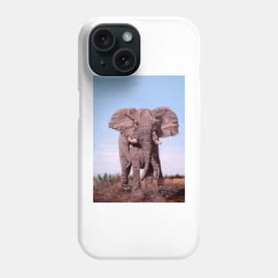 CHARGING BULL ELEPHANT Phone Case